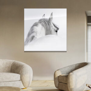 Canvas Wall Art Painting Glass Animal Horse Painting For Living Room