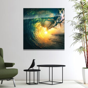 Ocean Giant Waves Scenery Modern Wall Art Canvas Painting Print Living Room Home Decor Surf Picture