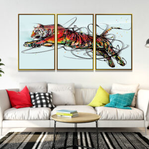 Waterproof Abstract Canvas Frameless Wall Arts Paintings