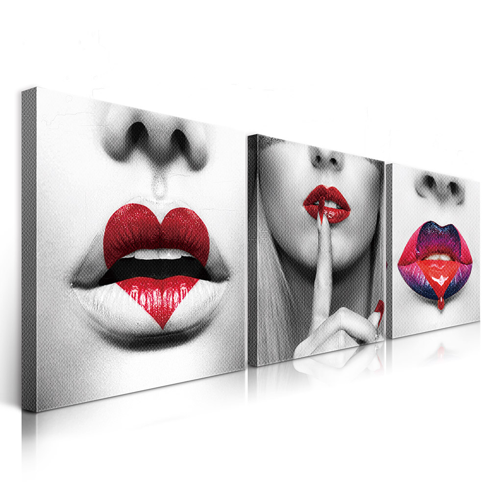 2-iSB-61942ABC-3Panel Frameless Canvas Prints