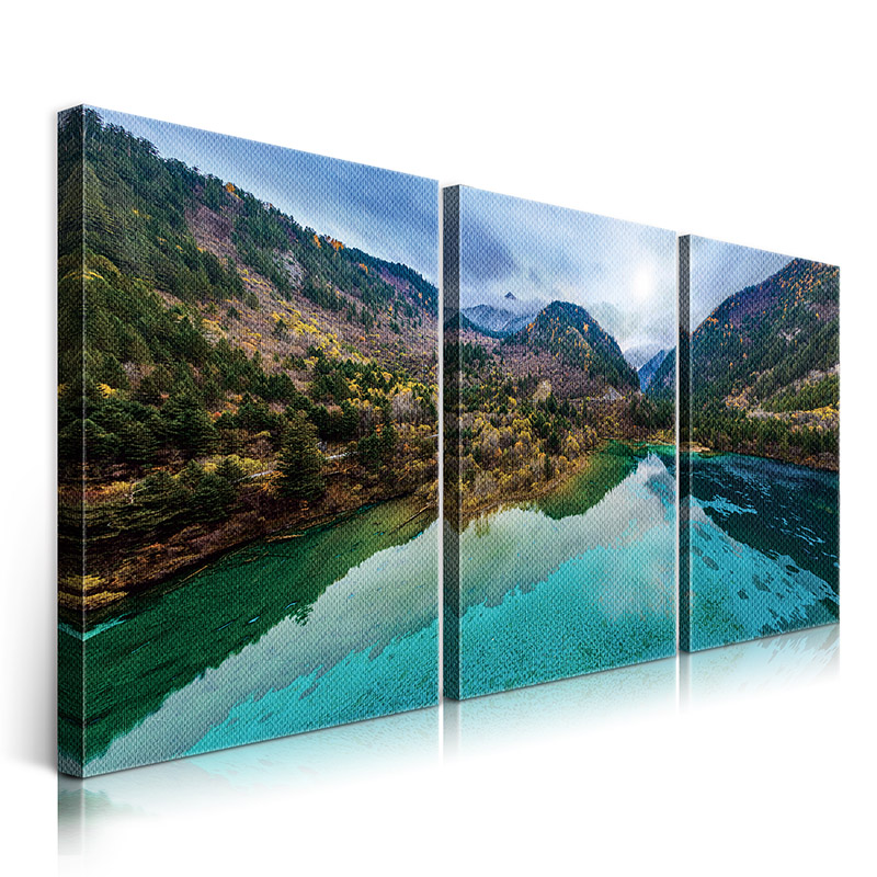2-iSH-72362ABC-3Panel Frameless Canvas Prints