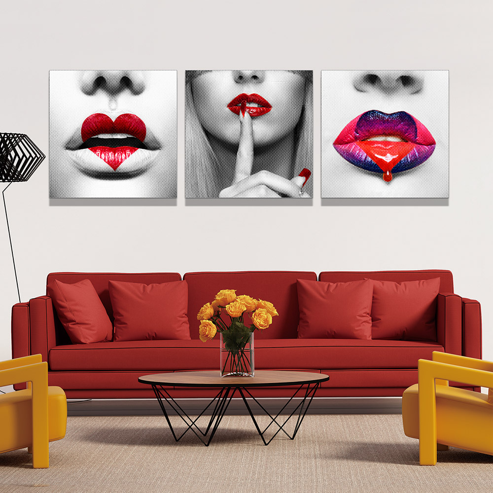 3-iSB-61942ABC-3Panel Frameless Canvas Prints