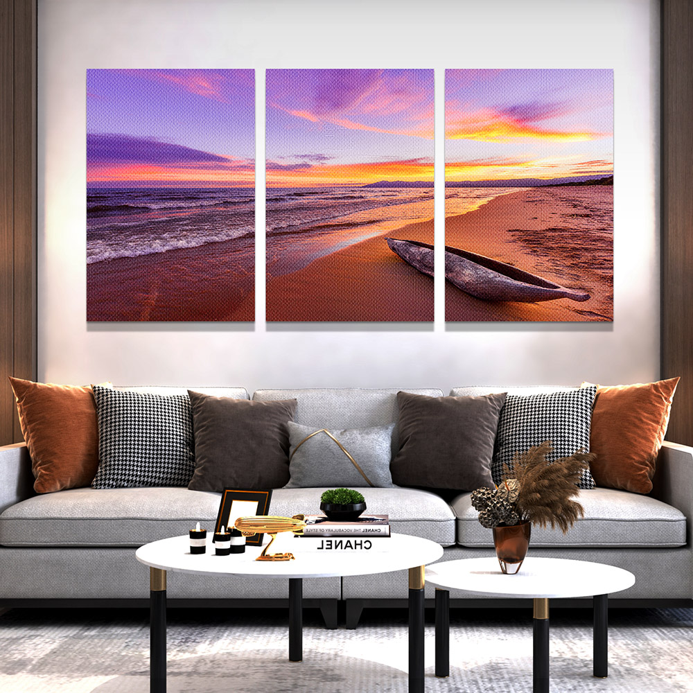 3-iSH-73195ABC-3Panel Frameless Canvas Prints