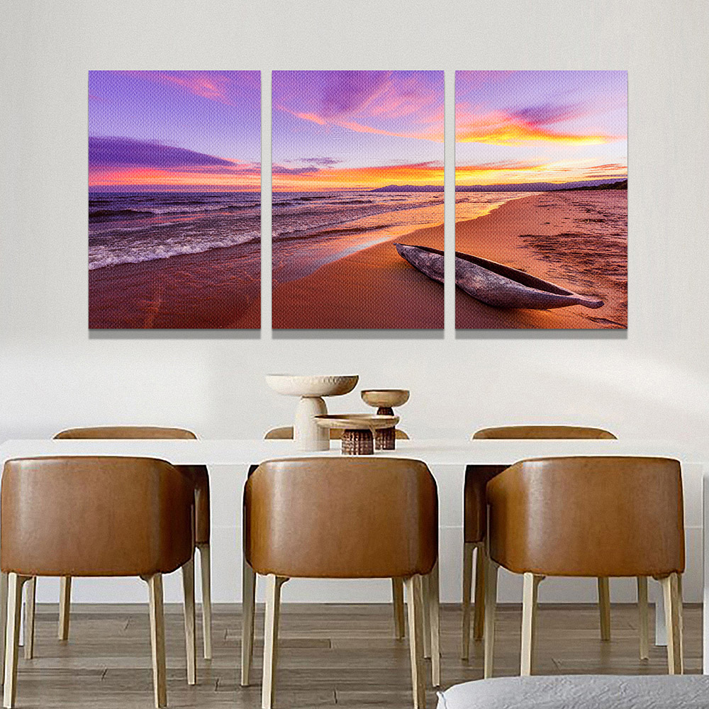 5-iSH-73195ABC-3Panel Frameless Canvas Prints