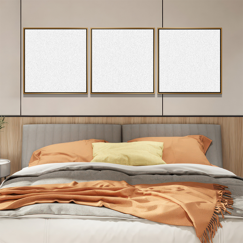 2-Custom-3Panel 3-1 Gold PS Frame Canvas Prints