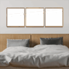 4-Custom-3Panel 3-1 Dazzling Brown Frame Acrylic Prints Wall Art