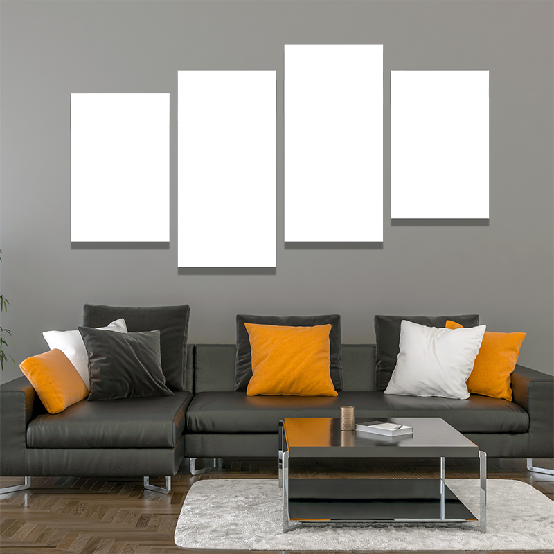 5-Custom-4Panel 16-9 Frameless Acrylic Prints