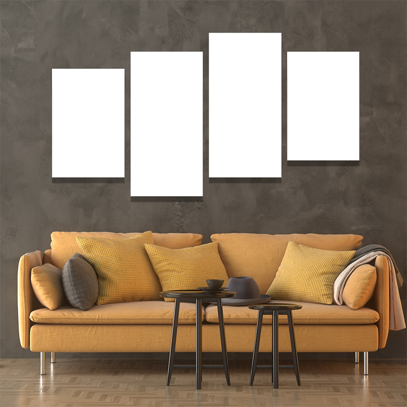6-Custom-4Panel 16-9 Frameless Acrylic Prints