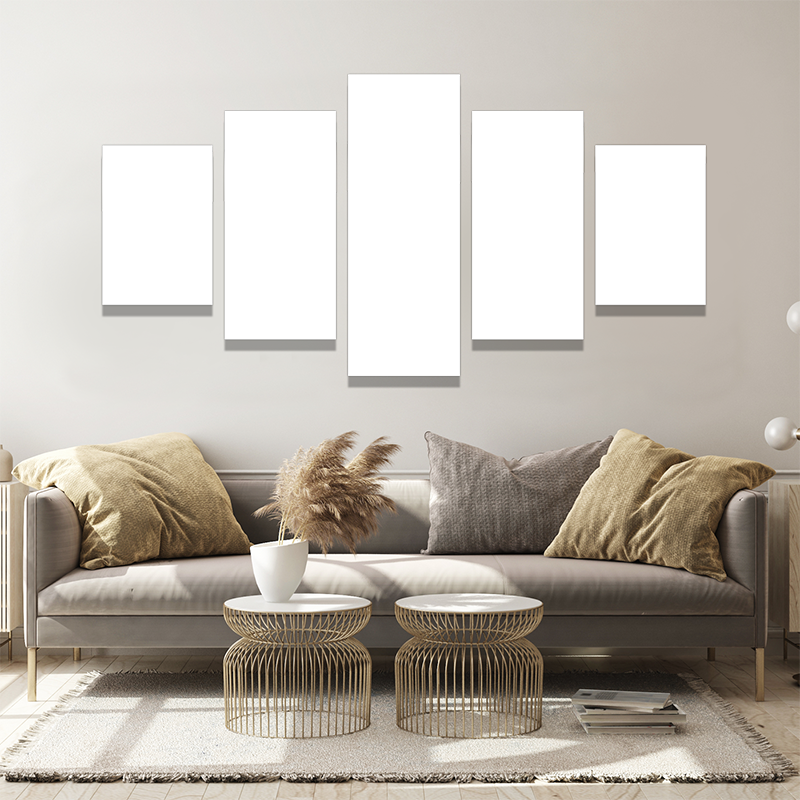 6-Custom-5Panel 2-1 Frameless Acrylic Prints