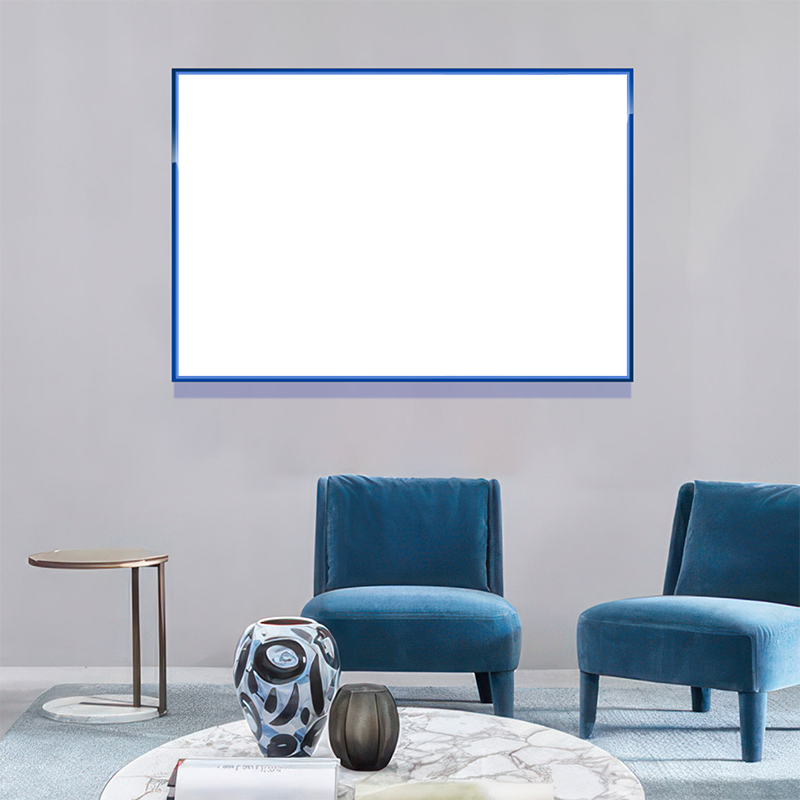 1-Custom-1Panel 3-2 Dazzling Blue Frame Acrylic Prints Wall Art