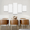 1-Custom-5Panel 2-1 Frameless Canvas Prints