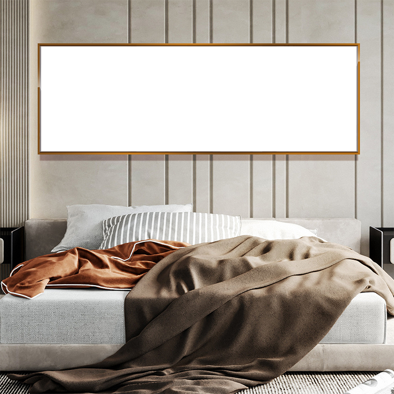 3-Custom-1Panel 3-1 Dazzling Brown Frame Acrylic Prints Wall Art