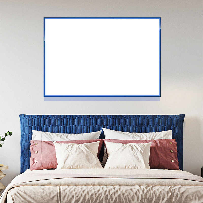 4-Custom-1Panel 3-2 Dazzling Blue Frame Acrylic Prints Wall Art