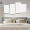 4-Custom-4Panel 16-9 Frameless Canvas Prints