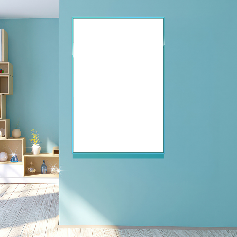 2-Custom-1Panel 2-3 Dazzling Mirrored Frame Acrylic Prints Wall Art