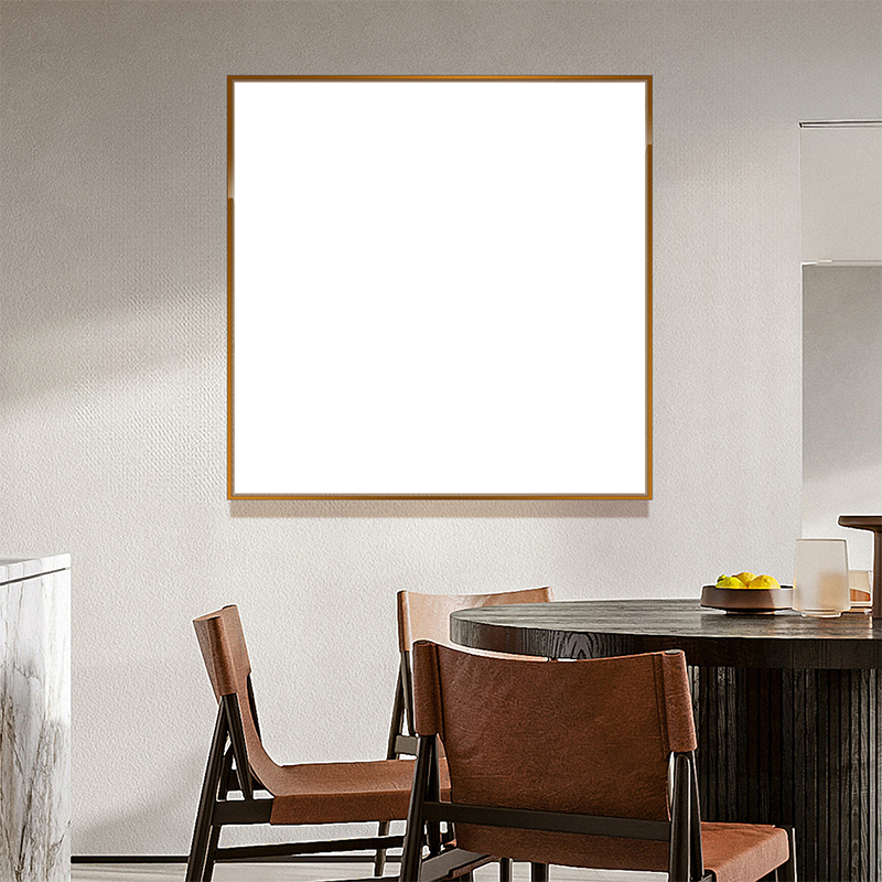 4-Custom-1Panel 1-1 Dazzling Brown Frame Acrylic Prints Wall Art