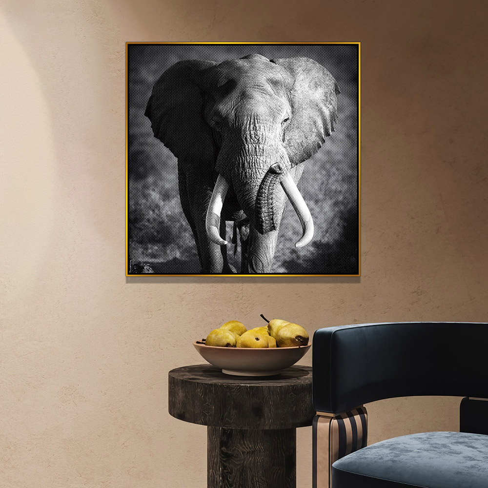 4-iSB-61167-1Panel Gold Alumnum Frame Canvas Prints