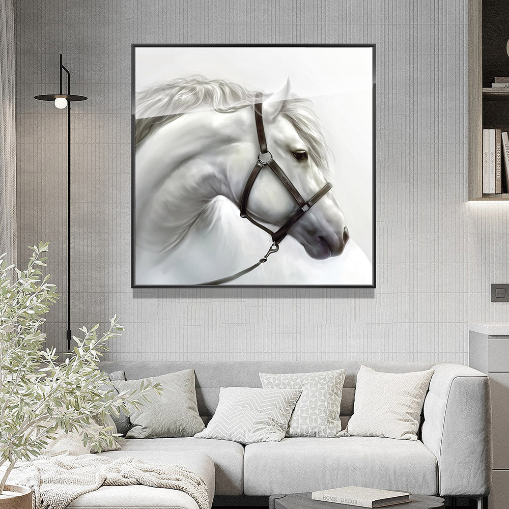 5-iSB-61184-1Panel Dazzling Black Frame Acrylic Prints Wall Art