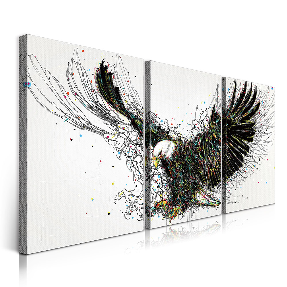 2-iSB-61195ABC-3Panel Frameless Canvas Prints