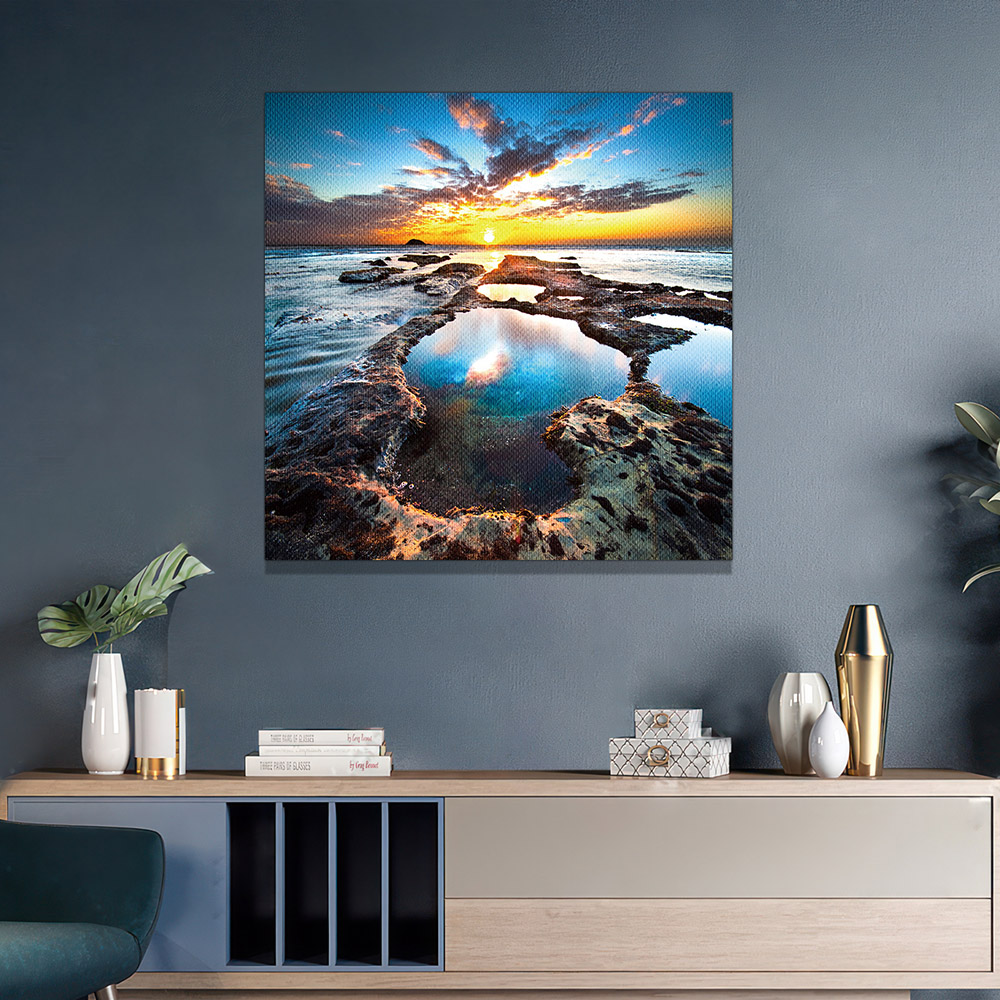 3-iSH-7756-1Panel Frameless Canvas Prints