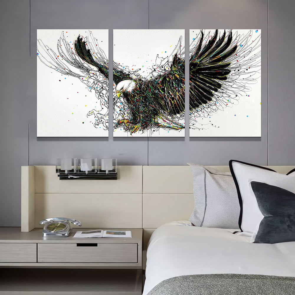 4-iSB-61195ABC-3Panel Frameless Canvas Prints