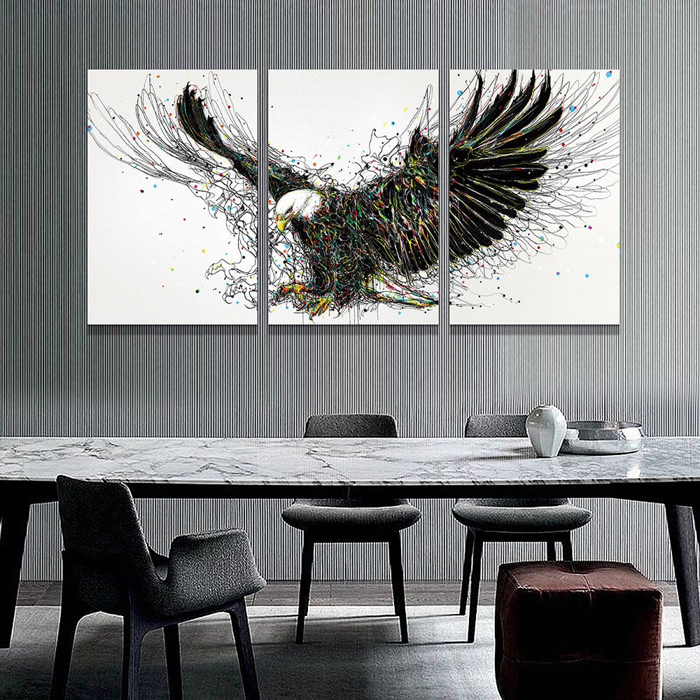 5-iSB-61195ABC-3Panel Frameless Canvas Prints