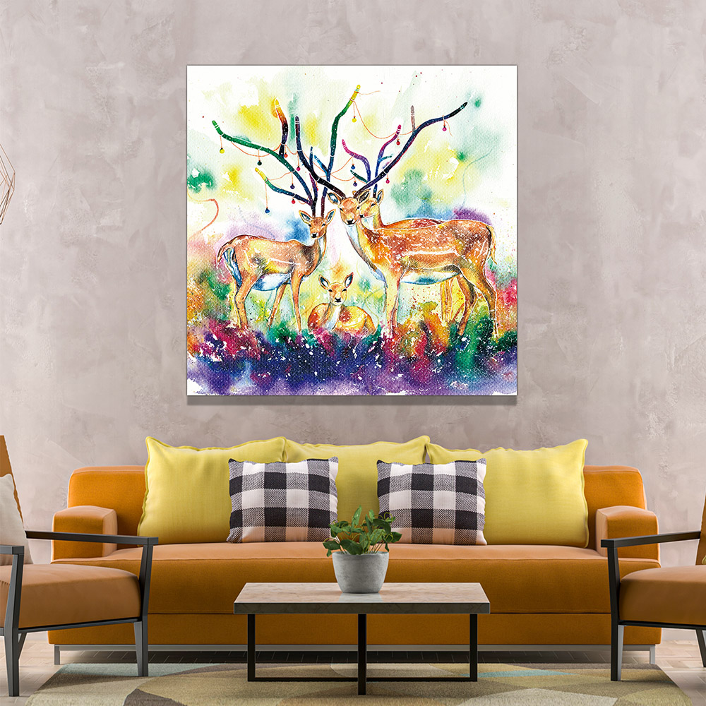 5-iSB-61200B-1Panel Frameless Canvas Prints