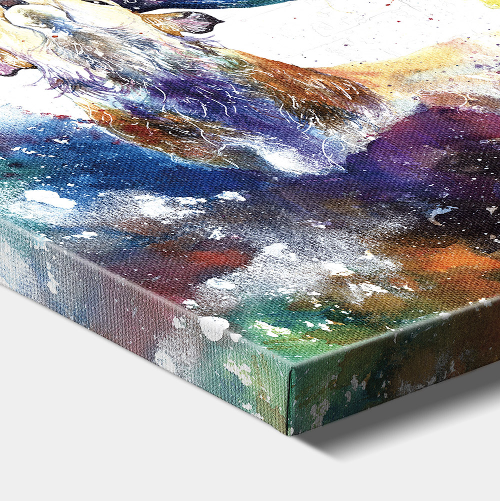 1-iSB-61198ABC-3Panel Frameless Canvas Prints