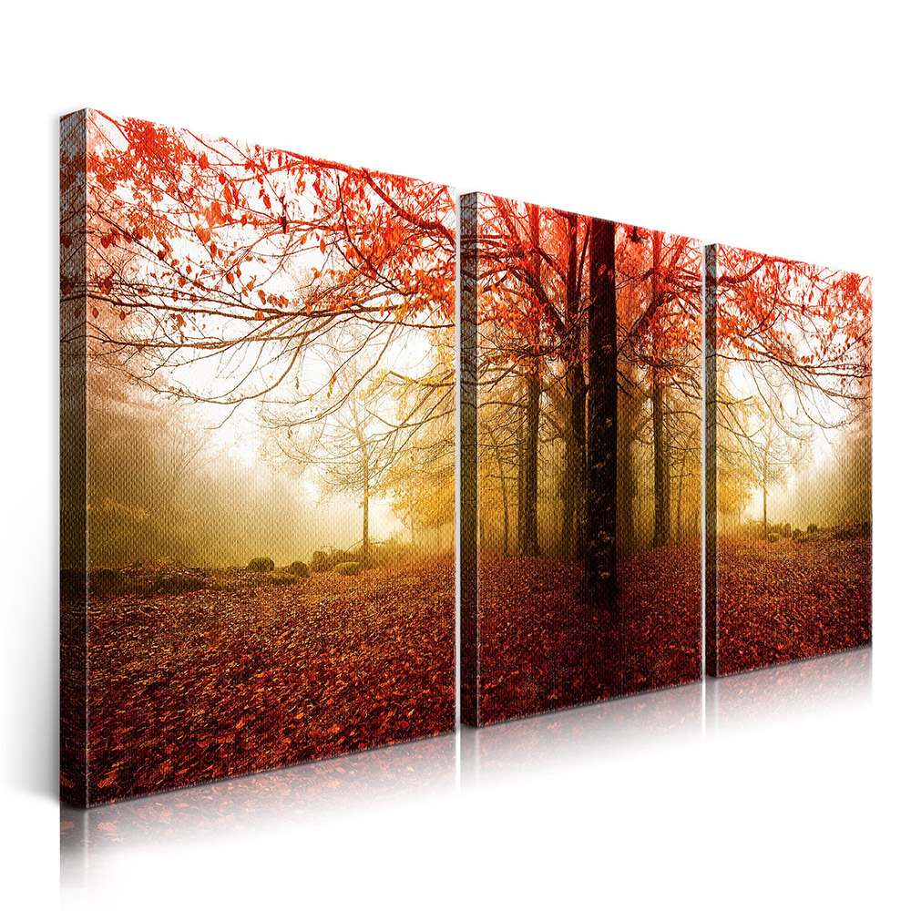 2-iSH-71547ABC-3Panel Frameless Canvas Prints