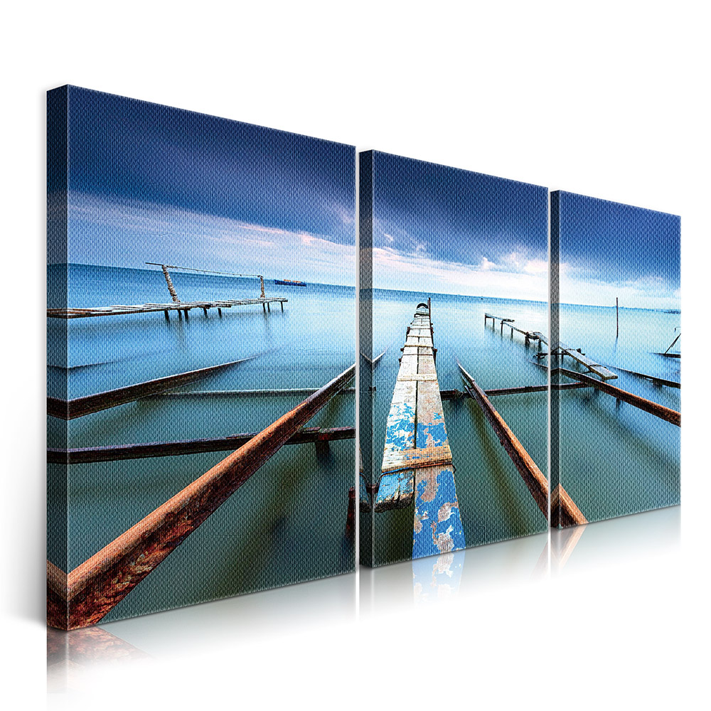 2-iSH-71997ABC-3Panel Frameless Canvas Prints