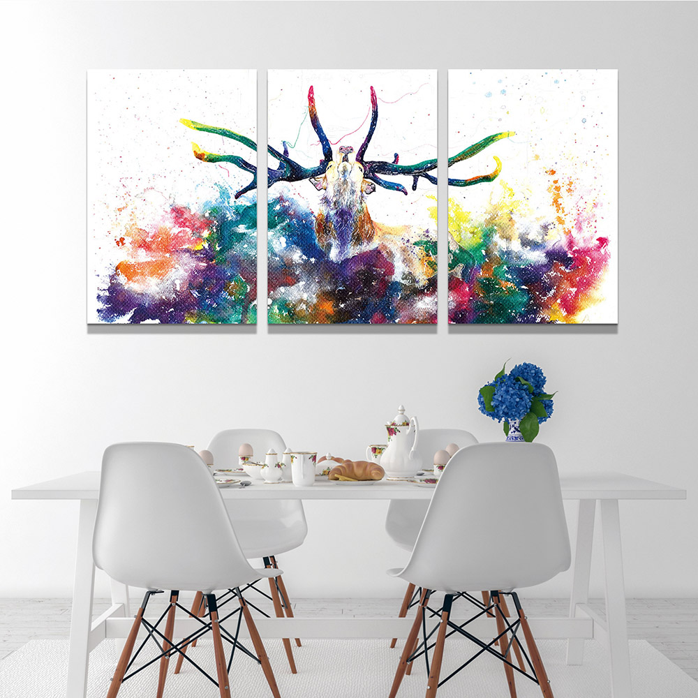 3-iSB-61198ABC-3Panel Frameless Canvas Prints