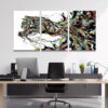 3-iSB-61255ABC-3Panel Frameless Canvas Prints