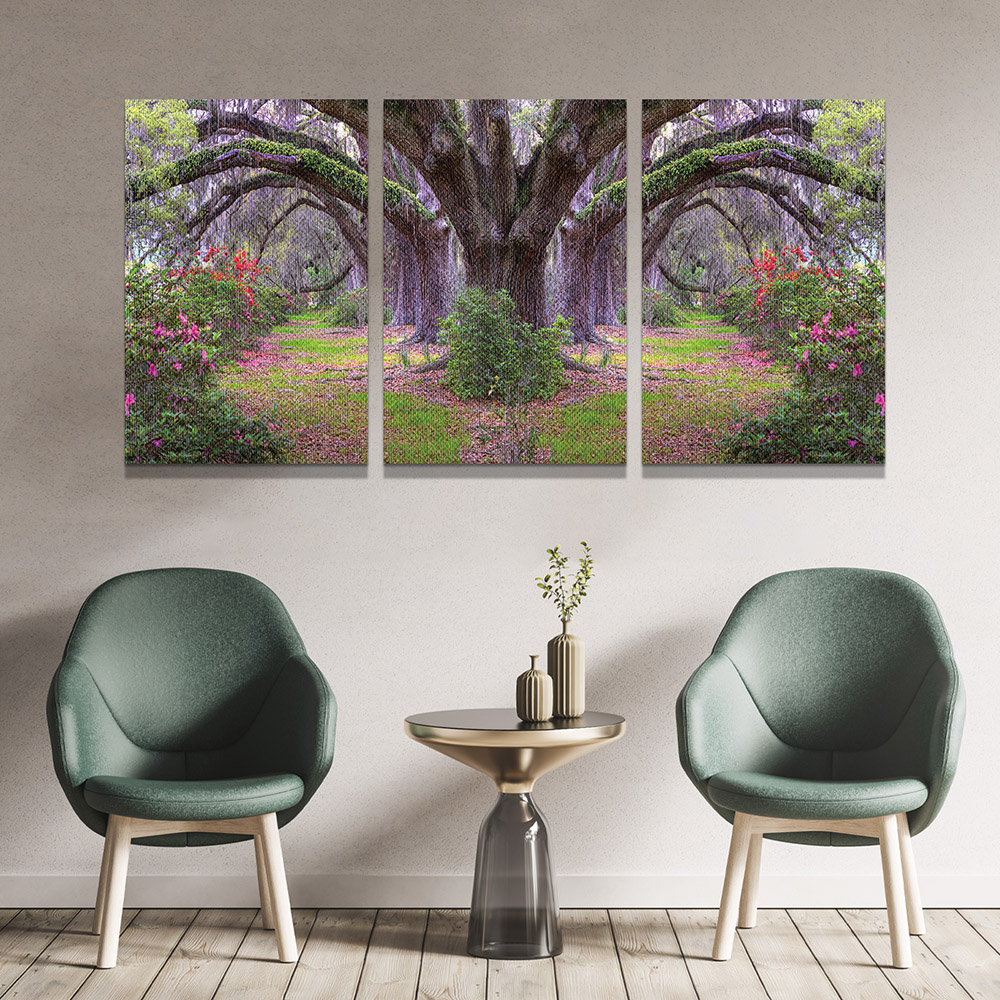 3-iSH-7632ABC-3Panel Frameless Canvas Prints