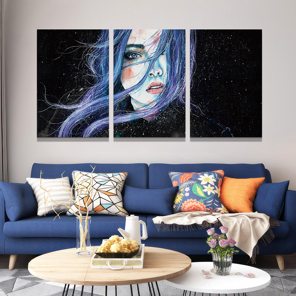 4-iSB-61196ABC-3Panel Frameless Canvas Prints