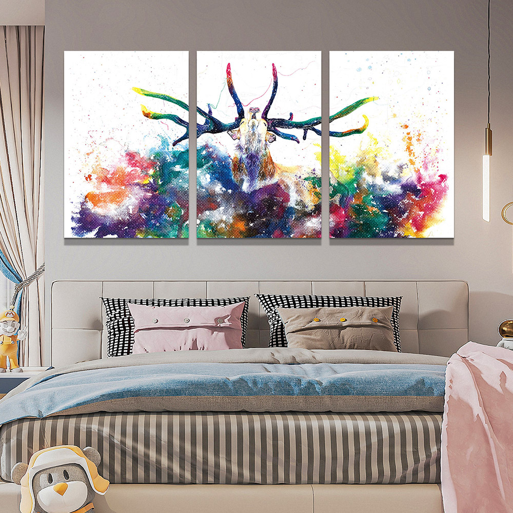 4-iSB-61198ABC-3Panel Frameless Canvas Prints