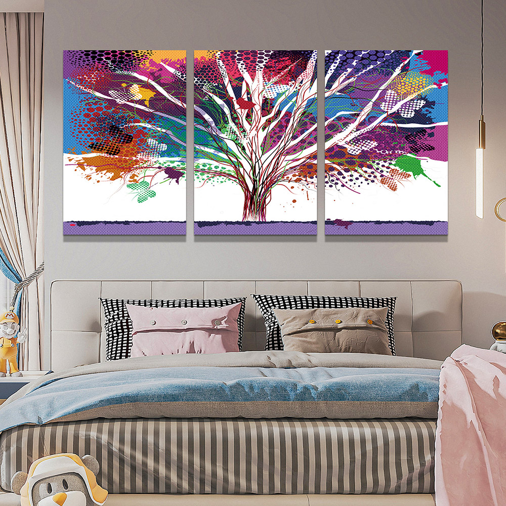 4-iSB-61347ABC-3Panel Frameless Canvas Prints