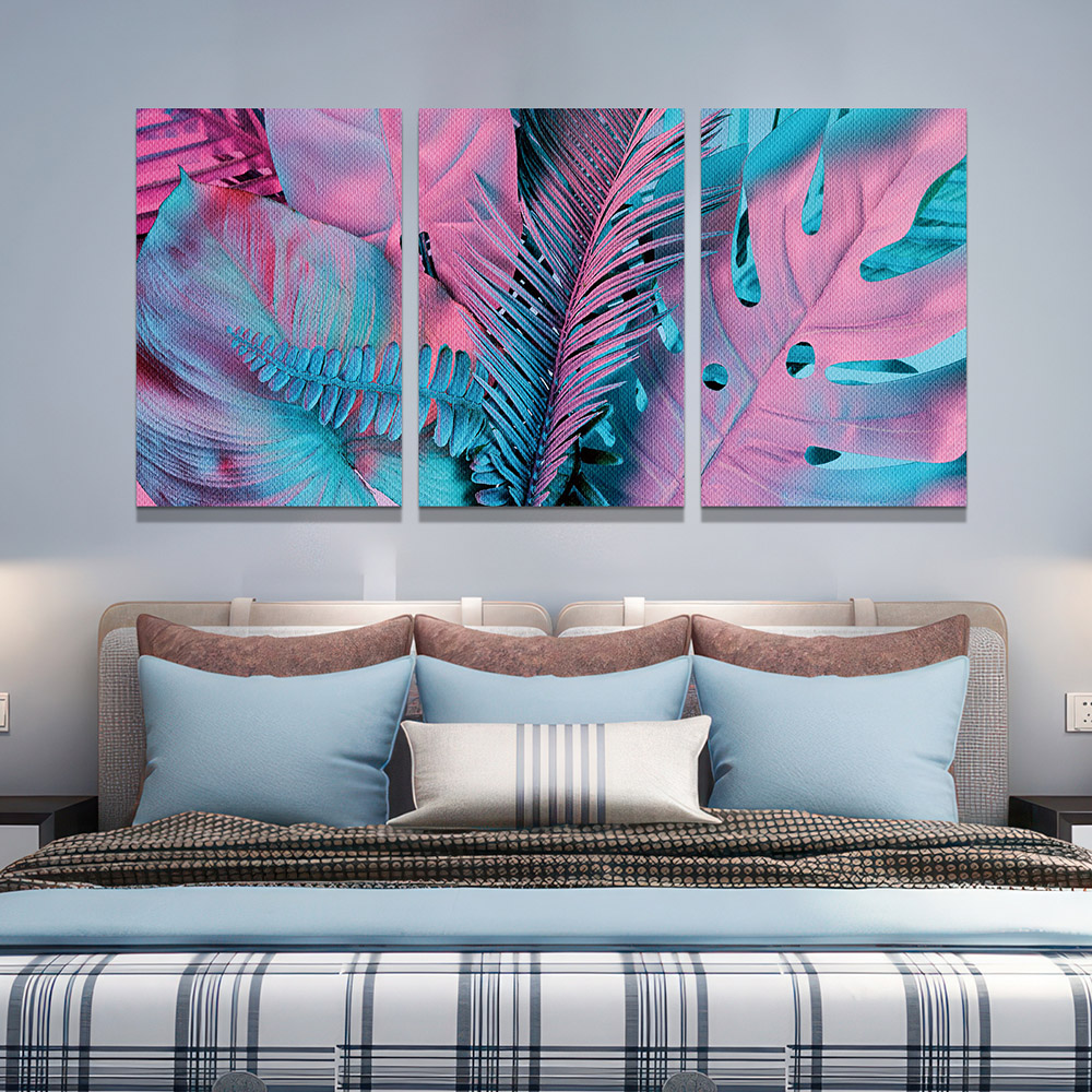 4-iSB-62024ABC-3Panel Frameless Canvas Prints