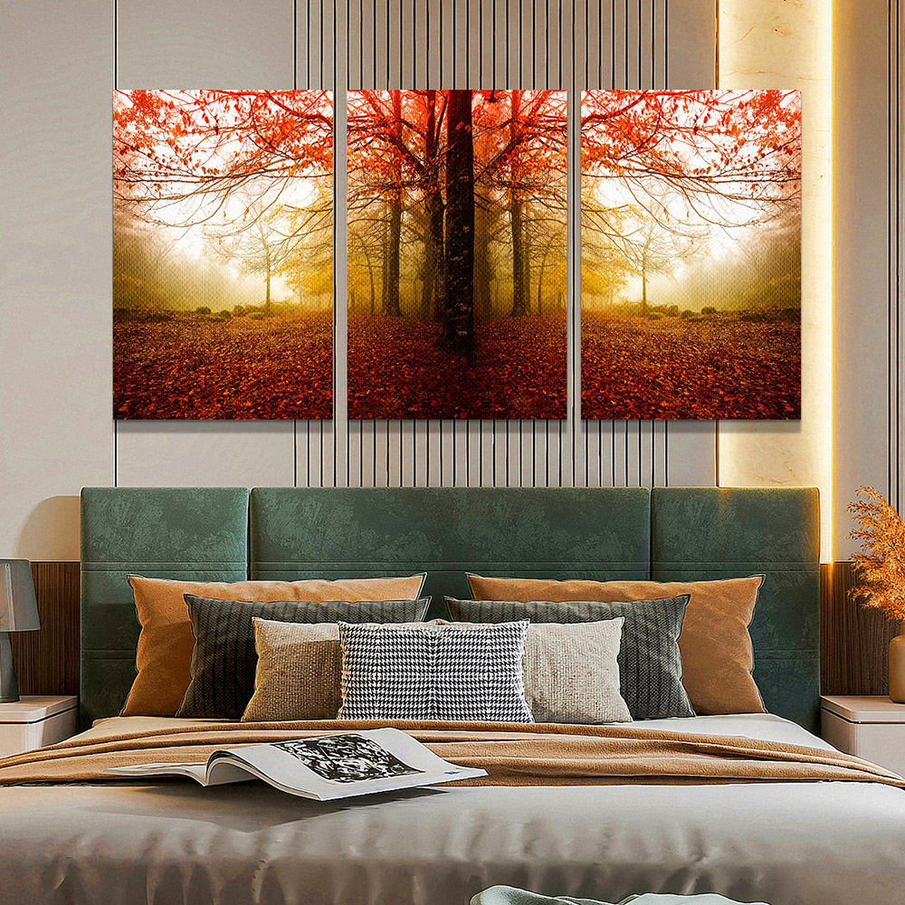 4-iSH-71547ABC-3Panel Frameless Canvas Prints