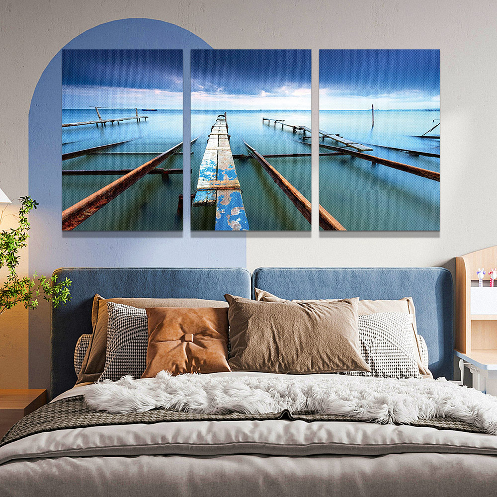4-iSH-71997ABC-3Panel Frameless Canvas Prints