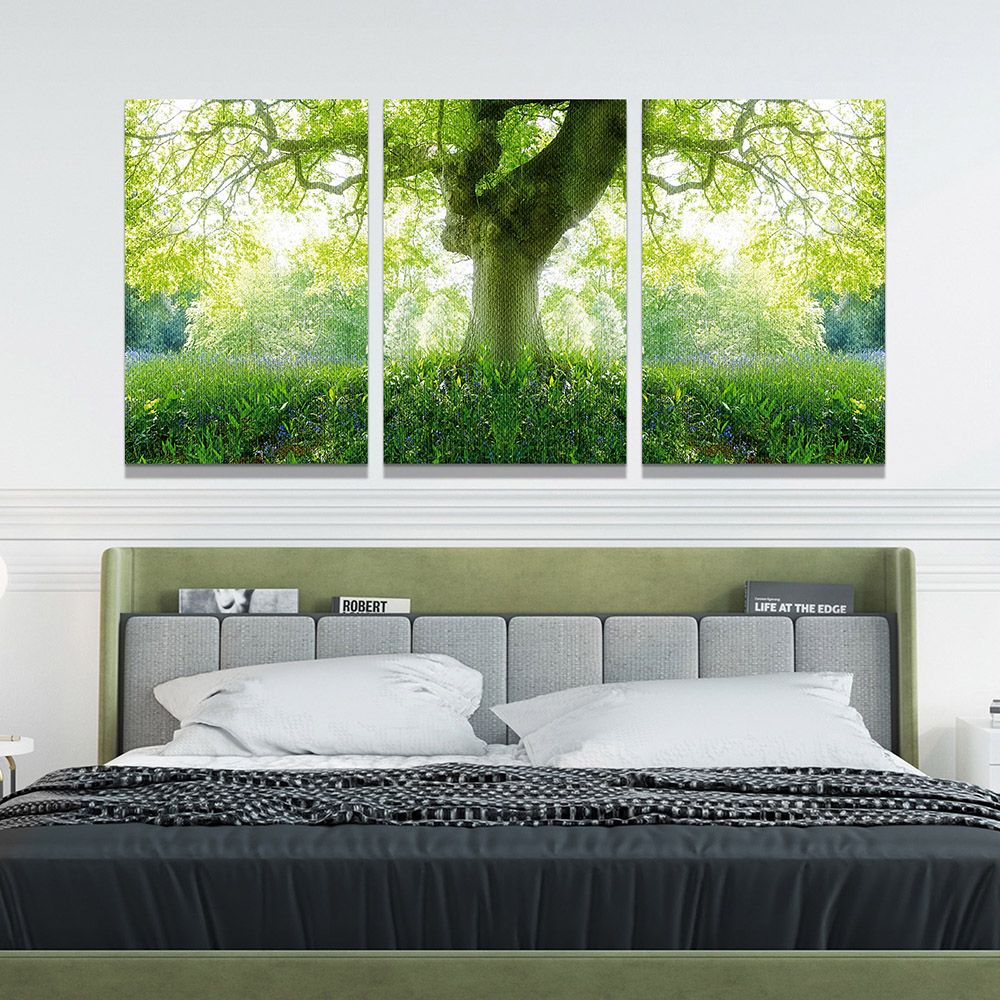 4-iSH-7396ABC-3Panel Frameless Canvas Prints