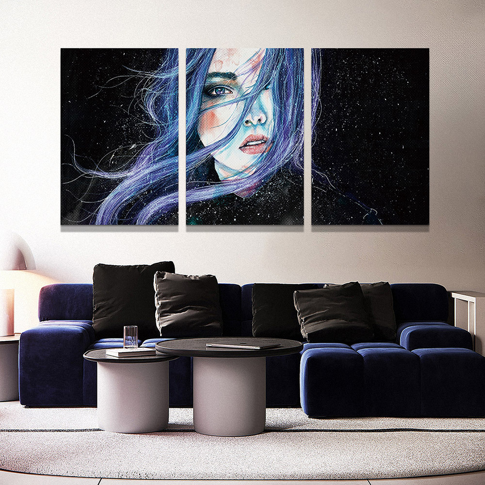 5-iSB-61196ABC-3Panel Frameless Canvas Prints