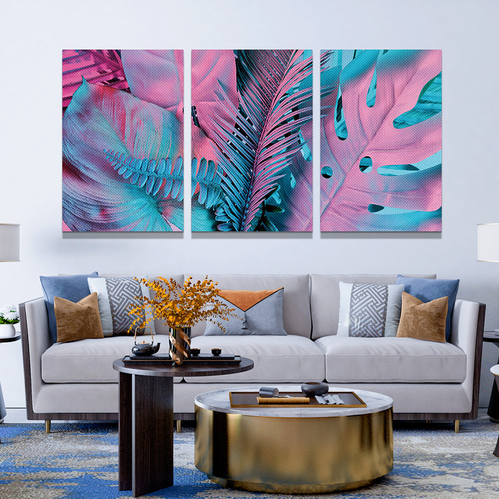 5-iSB-62024ABC-3Panel Frameless Canvas Prints