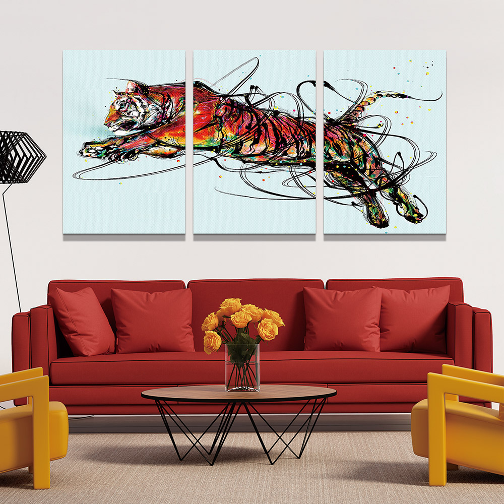 5-iSB-62087ABC-3Panel Frameless Canvas Prints