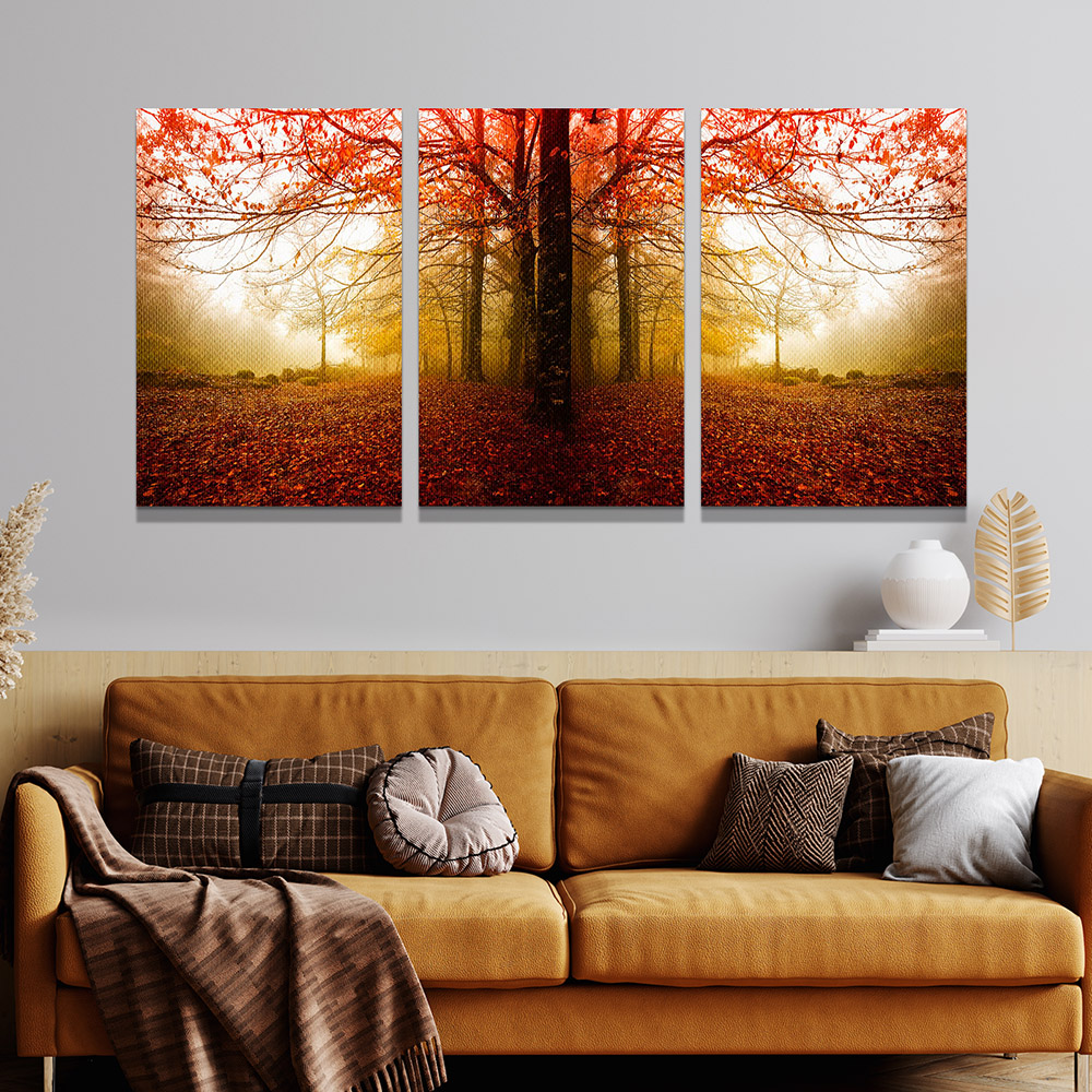 5-iSH-71547ABC-3Panel Frameless Canvas Prints