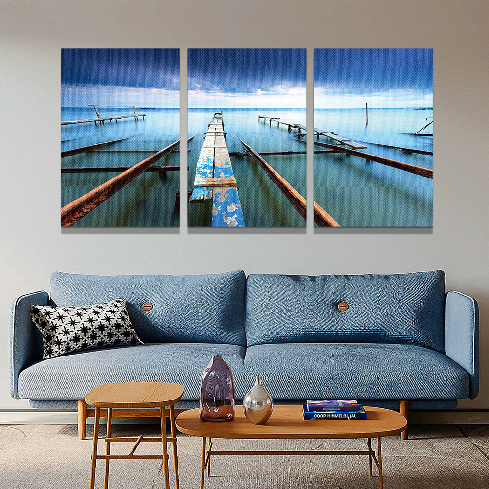 5-iSH-71997ABC-3Panel Frameless Canvas Prints