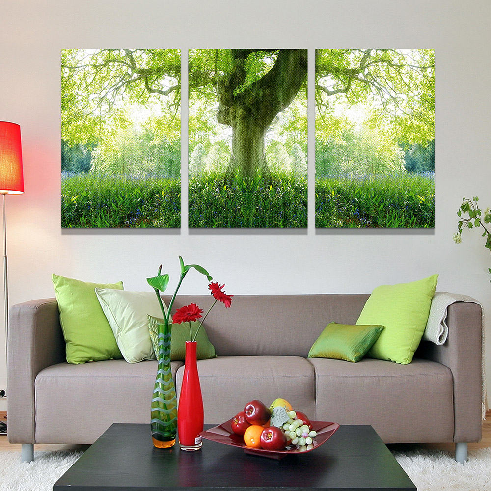 5-iSH-7396ABC-3Panel Frameless Canvas Prints